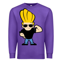 Purple johnny bravo chibi Premium Sweatshirt - artisFamous