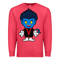 Cardinal nightcrawler chibi Premium Sweatshirt - artisFamous