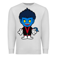 Dove Grey nightcrawler chibi Premium Sweatshirt - artisFamous