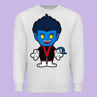 Nightcrawler Chibi Premium Sweatshirt Designed By Artisfamous