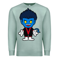Seafoam nightcrawler chibi Premium Sweatshirt - artisFamous