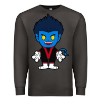 Smoke nightcrawler chibi Premium Sweatshirt - artisFamous