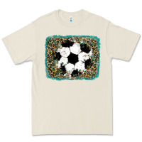 Bone glitter football leopard Premium Tee - RanaPortraitStore