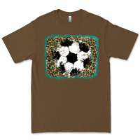 Cacao glitter football leopard Premium Tee - RanaPortraitStore