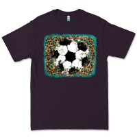 Plum glitter football leopard Premium Tee - RanaPortraitStore