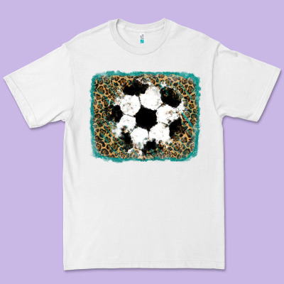 Glitter Football Leopard Premium Tee Designed By Ranaportraitstore