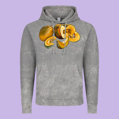 Pumpkin Vintage Hoodie Designed By Lillyallendesigns