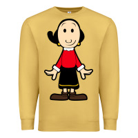 Antique Gold olive oyl Premium Sweatshirt - artisFamous