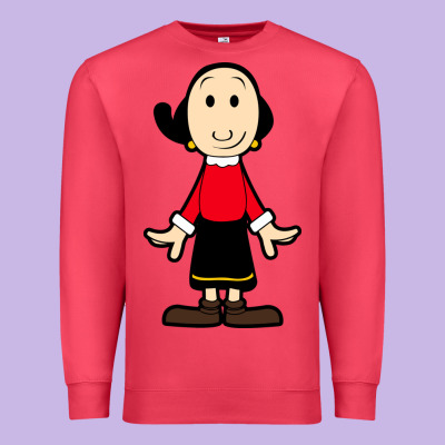 Olive Oyl Premium Sweatshirt Designed By Artisfamous