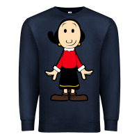 Navy olive oyl Premium Sweatshirt - artisFamous