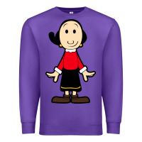 Purple olive oyl Premium Sweatshirt - artisFamous