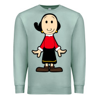 Seafoam olive oyl Premium Sweatshirt - artisFamous