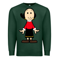 Sports Green olive oyl Premium Sweatshirt - artisFamous