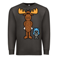 Smoke rocky and bullwinkle Premium Sweatshirt - artisFamous