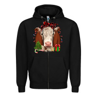 Black Christmas Hereford Zipper Hoodie - JahusDesignShop