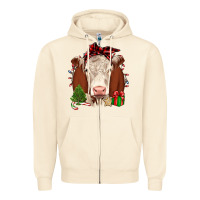 Sandshell Christmas Hereford Zipper Hoodie - JahusDesignShop