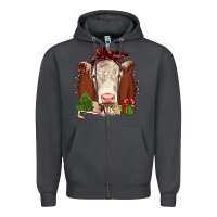 Smoke Christmas Hereford Zipper Hoodie - JahusDesignShop