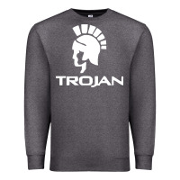 Charcoal Heather trojan condoms champion Premium Sweatshirt - artisFamous