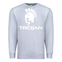 Heather Grey trojan condoms champion Premium Sweatshirt - artisFamous
