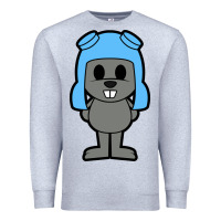 Heather Grey rocky the squirrel Premium Sweatshirt - artisFamous
