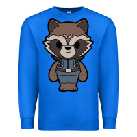 True Royal rocket racoon chibi Premium Sweatshirt - artisFamous