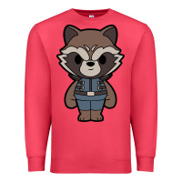 Cardinal rocket racoon chibi Premium Sweatshirt - artisFamous