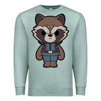 Seafoam rocket racoon chibi Premium Sweatshirt - artisFamous