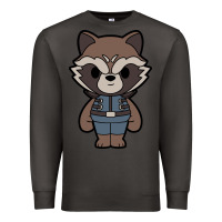 Smoke rocket racoon chibi Premium Sweatshirt - artisFamous