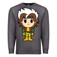 Charcoal Heather rogue x men chibi Premium Sweatshirt - artisFamous
