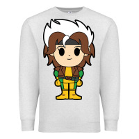 Oatmeal Heather rogue x men chibi Premium Sweatshirt - artisFamous