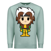 Seafoam rogue x men chibi Premium Sweatshirt - artisFamous