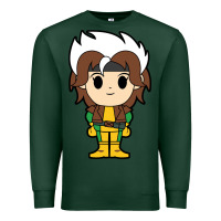 Sports Green rogue x men chibi Premium Sweatshirt - artisFamous