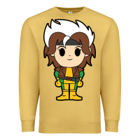Antique Gold rogue x men chibi Premium Sweatshirt - artisFamous