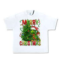 White merry christmas dragon Urban Heavy Tee - FaDigitalArtStudio