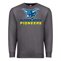 Charcoal Heather alfred state Premium Sweatshirt - artisFamous