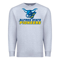 Heather Grey alfred state Premium Sweatshirt - artisFamous