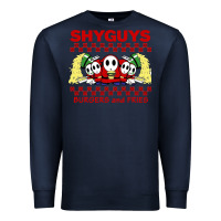 Navy shy guys burger and fries Premium Sweatshirt - artisFamous