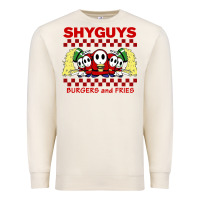 Sandshell shy guys burger and fries Premium Sweatshirt - artisFamous