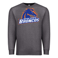 Charcoal Heather Boise Design Premium Sweatshirt - artisFamous