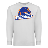 Dove Grey Boise Design Premium Sweatshirt - artisFamous