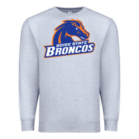 Heather Grey Boise Design Premium Sweatshirt - artisFamous