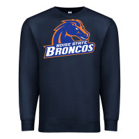 Navy Boise Design Premium Sweatshirt - artisFamous