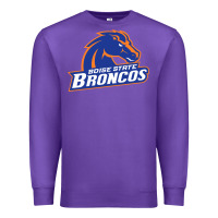 Purple Boise Design Premium Sweatshirt - artisFamous
