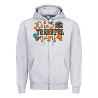 Heather Grey one thankful mimi Zipper Hoodie - JahusDesignShop