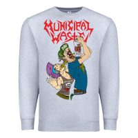 Heather Grey municipal waste new Premium Sweatshirt - artisFamous