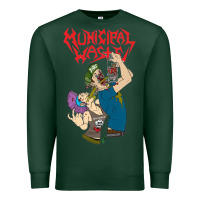 Sports Green municipal waste new Premium Sweatshirt - artisFamous