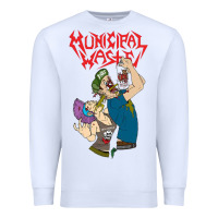 White municipal waste new Premium Sweatshirt - artisFamous