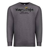 Charcoal Heather Rest in Peace Young Dolph Premium Sweatshirt - artisFamous