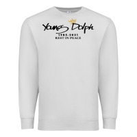 Dove Grey Rest in Peace Young Dolph Premium Sweatshirt - artisFamous