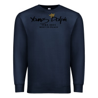 Navy Rest in Peace Young Dolph Premium Sweatshirt - artisFamous
